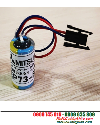 Mitsubishi EP73-BAT; Pin PLC Mitsubishi EP73-BAT lithium 3,6V 2/3A 1800mAh _Made in Japan